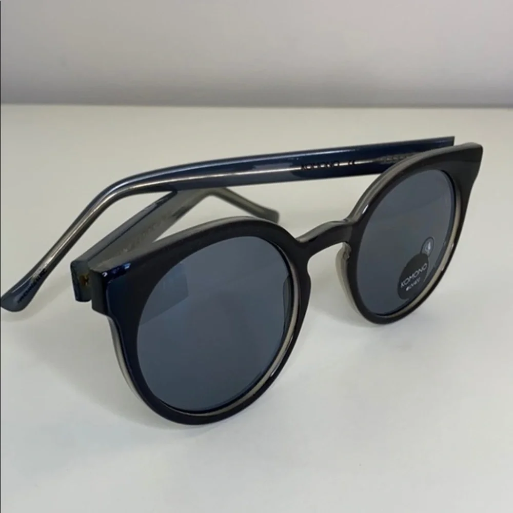 NEW Komono Sunglasses Lulu Black Jade cateye